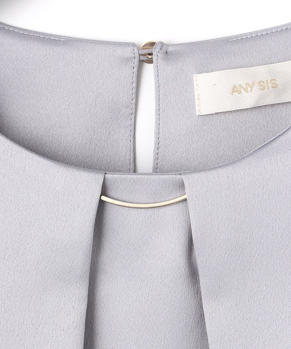 ANY SIS 【2WAY】サテン ブラウス 