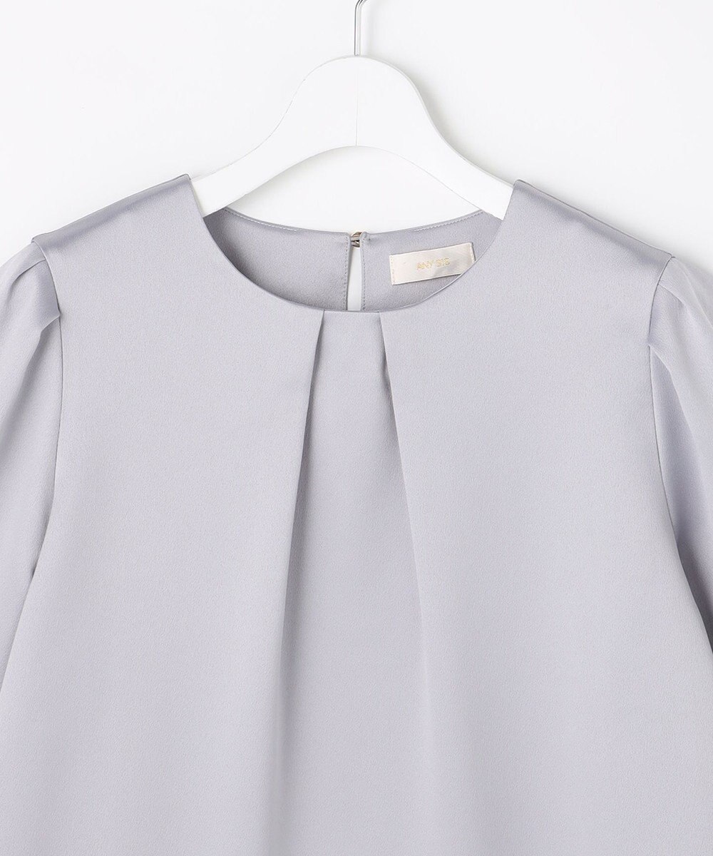 ANY SIS 【2WAY】サテン ブラウス 
