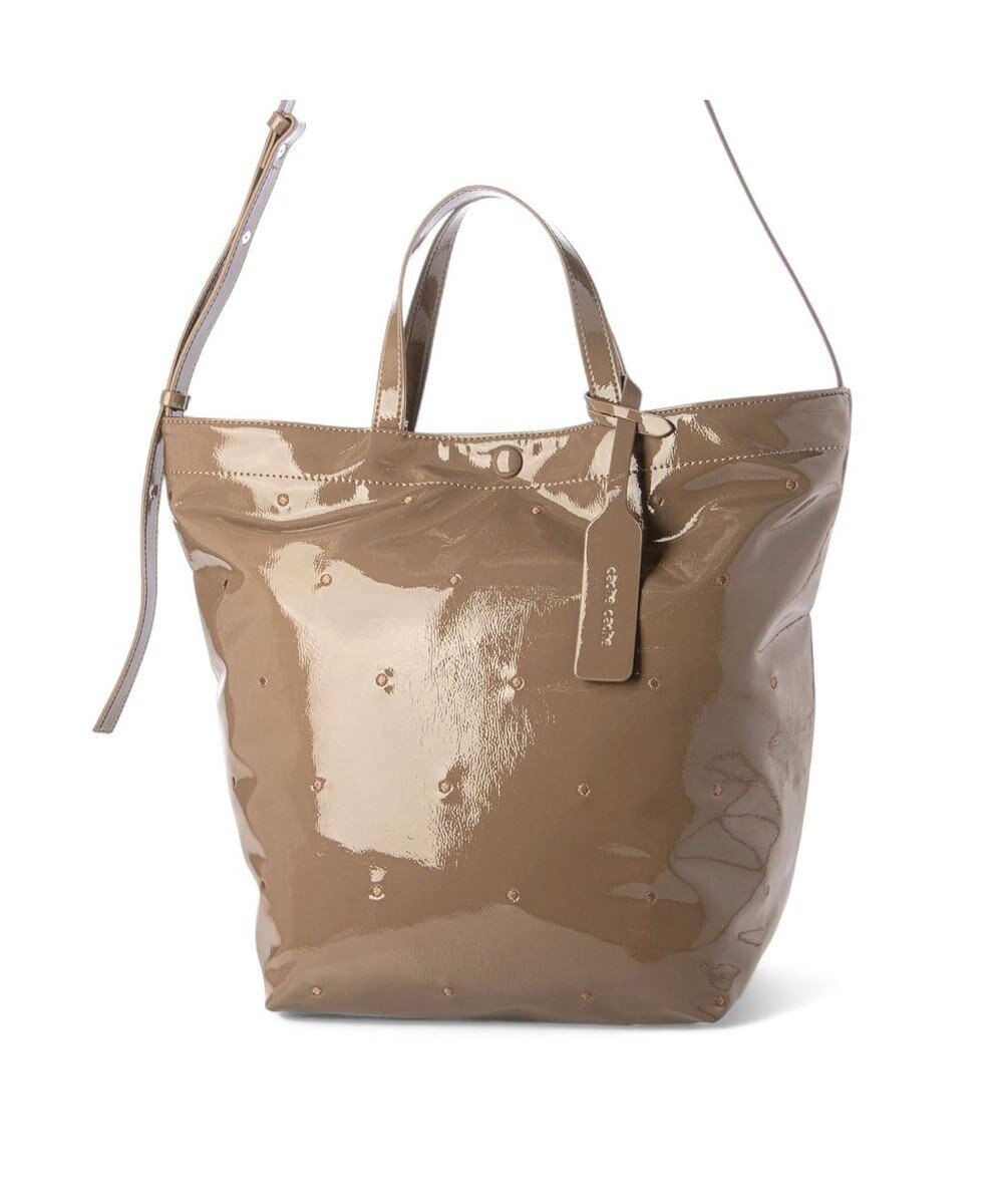 UNBILLION カシュカシュ cachecache / エナメル2wayトート 