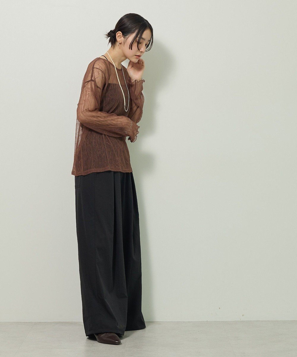 Green Parks シアークラッシュプルオーバー 