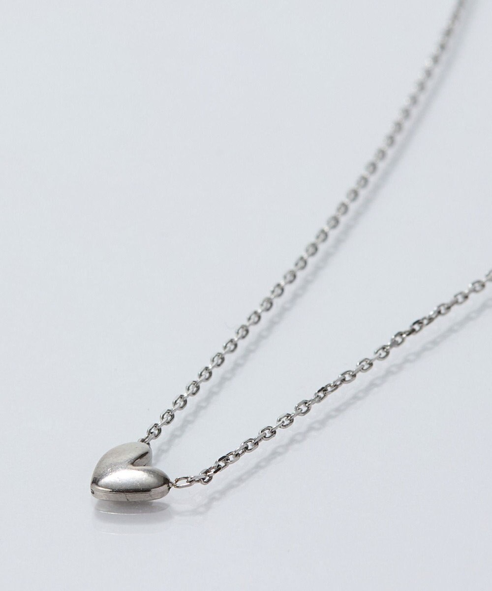 Phoebe <オンワード限定セット>【金属アレルギー対応】スリークハートネックレス×ワンタッチメタルコンビピアス/サージカルステンレス 