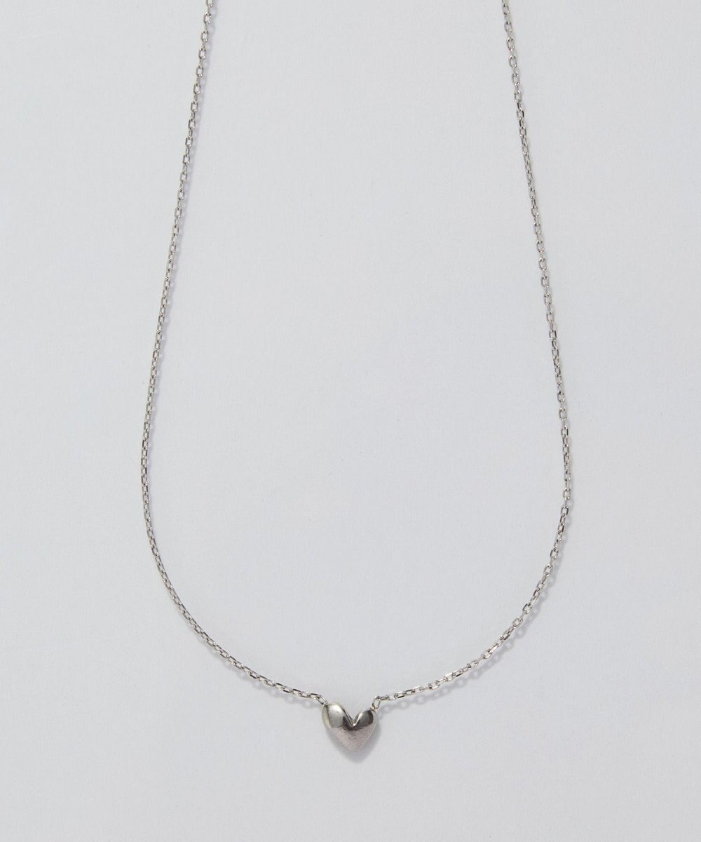 Phoebe <オンワード限定セット>【金属アレルギー対応】スリークハートネックレス×ワンタッチメタルコンビピアス/サージカルステンレス 