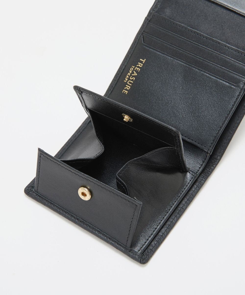 TOPKAPI 【TREASURE TOPKAPI】スムースレザー 幾何柄 二つ折り財布 