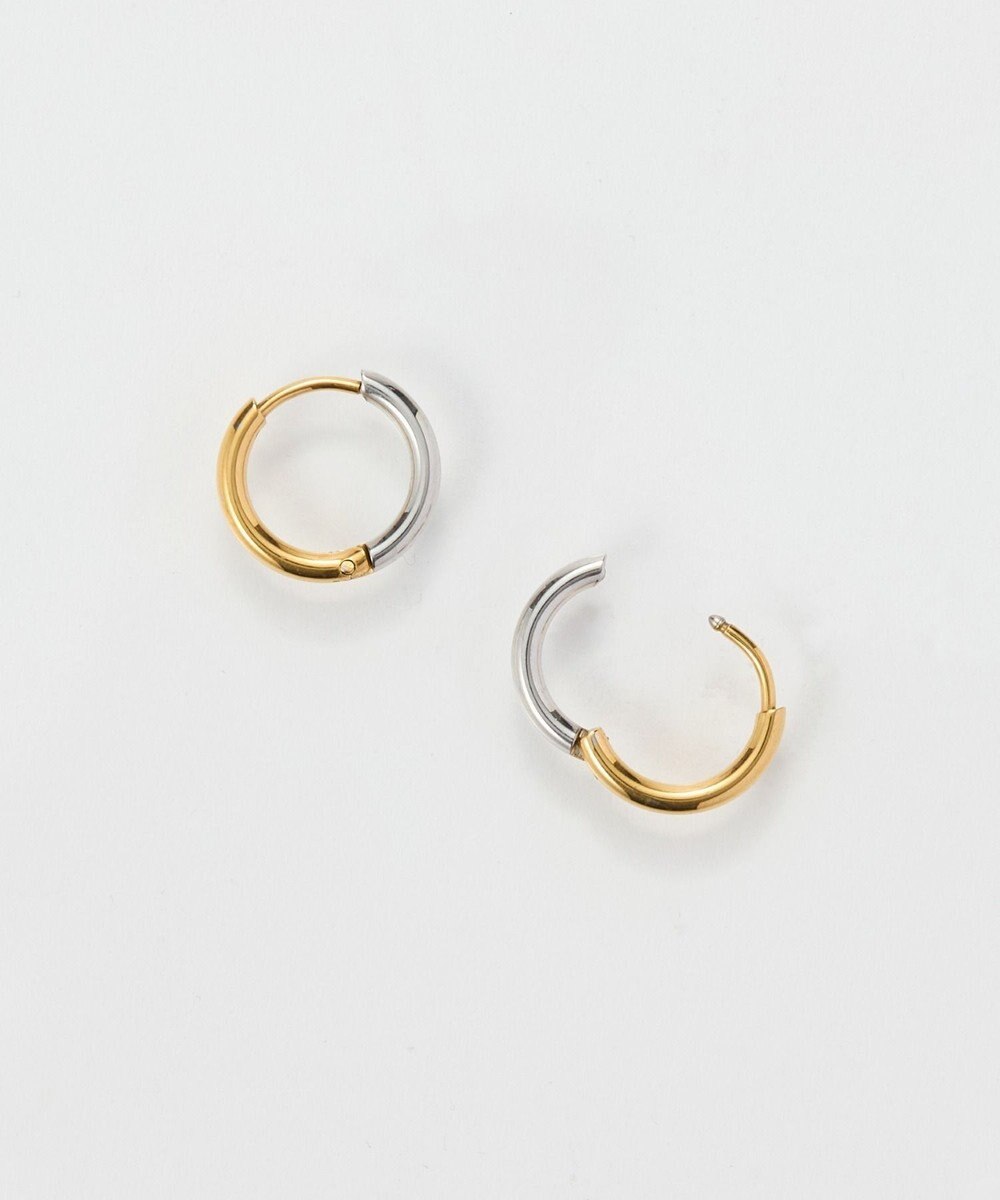 Phoebe <オンワード限定セット>【金属アレルギー対応】スリークハートネックレス×ワンタッチメタルコンビピアス/サージカルステンレス 