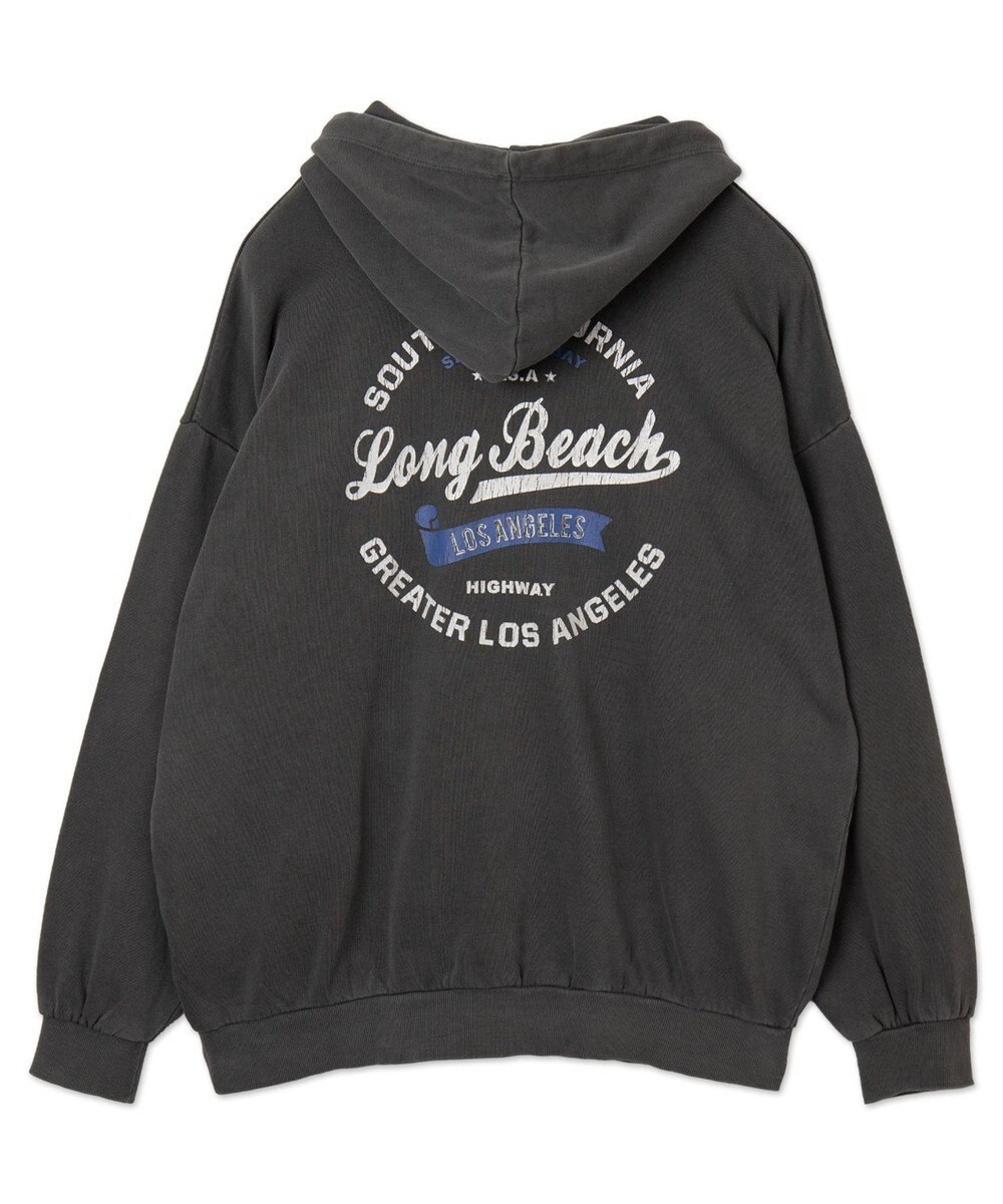 WEGO 【ユニセックス着用ITEM】ピグメントグラフィックプルパーカー 