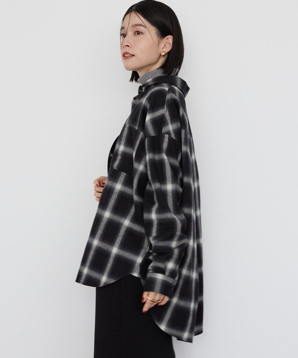 AMERICAN HOLIC バックタックチェックビエラシャツ 