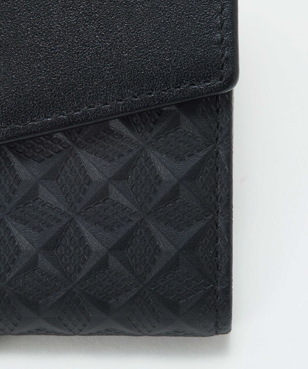 TOPKAPI 【TREASURE TOPKAPI】スムースレザー 幾何柄 二つ折り財布 