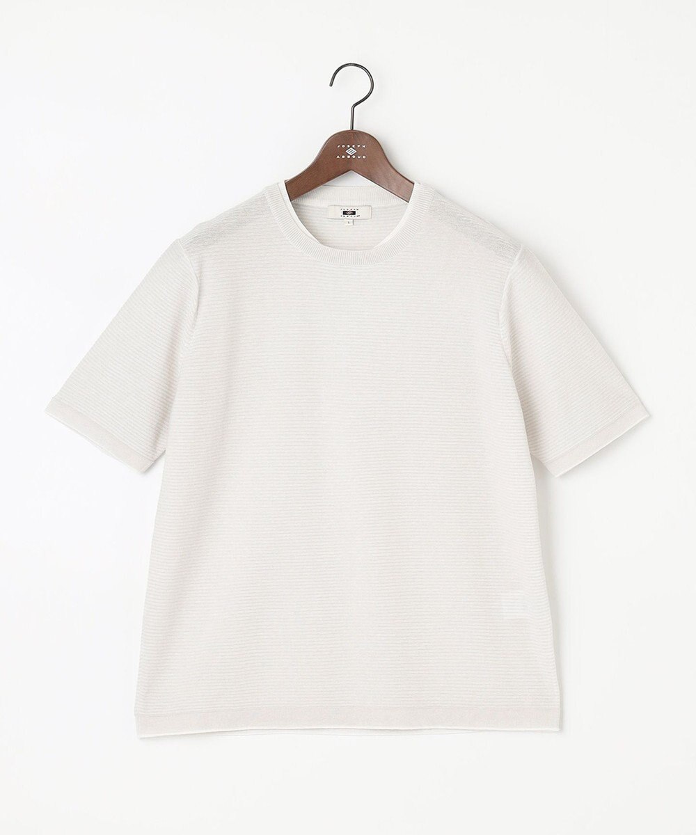 JOSEPH ABBOUD 【軽い/洗える】クールスキンニット Ｔシャツ 
