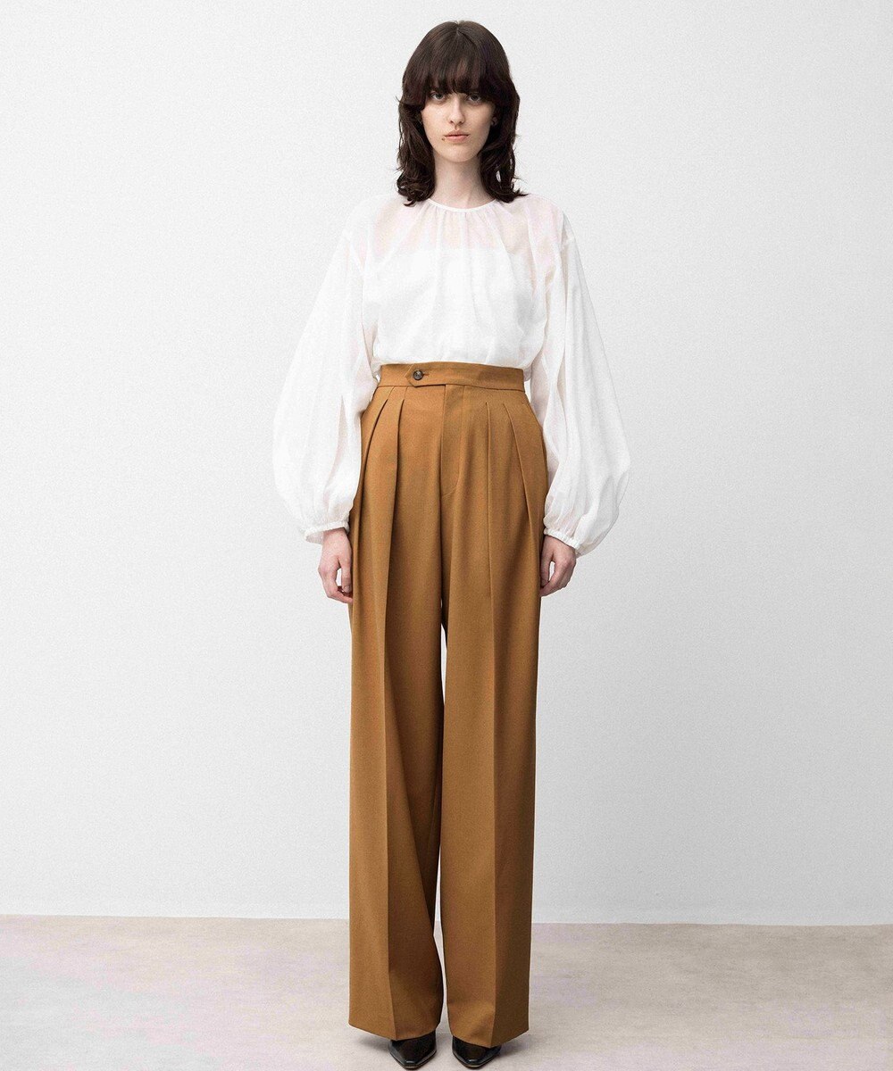 NAVE 【Nave】ウールポリエステルツイル パンツ 