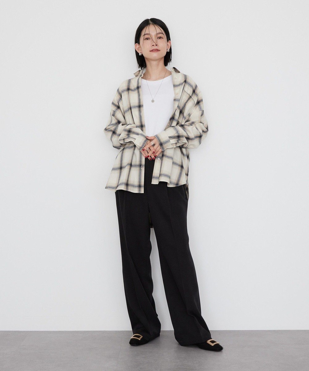 AMERICAN HOLIC バックタックチェックビエラシャツ 