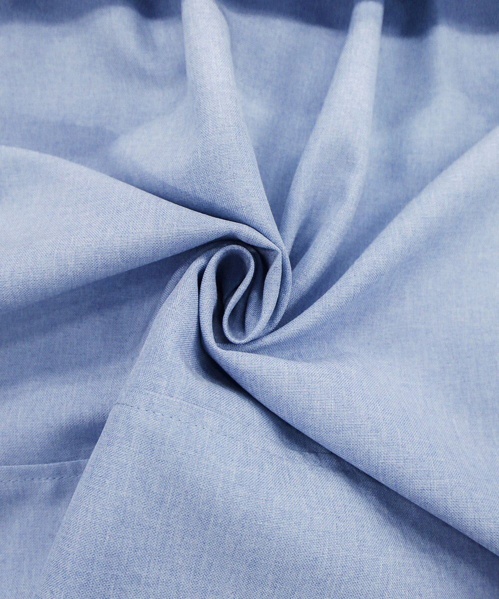 Tiaclasse L 【洗える】麻調リボン袖ブラウス 