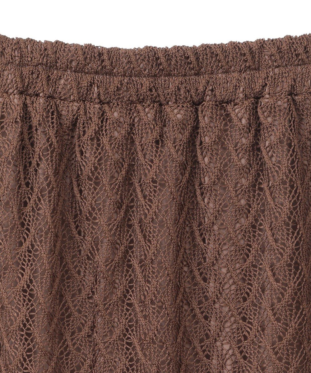 Green Parks ニットレースＩラインスカート 