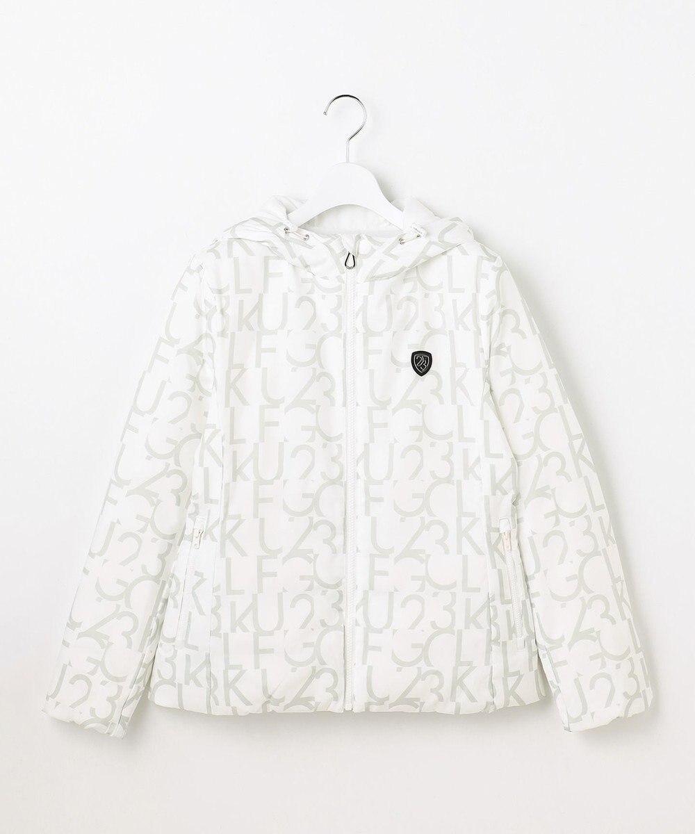 23区GOLF 【WOMEN】中綿ロゴグラフィックブルゾン 