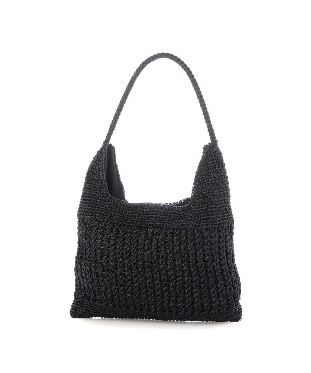 UNBILLION カシュカシュ cachecache / メタリックコード柄編みワンハンドルトート 