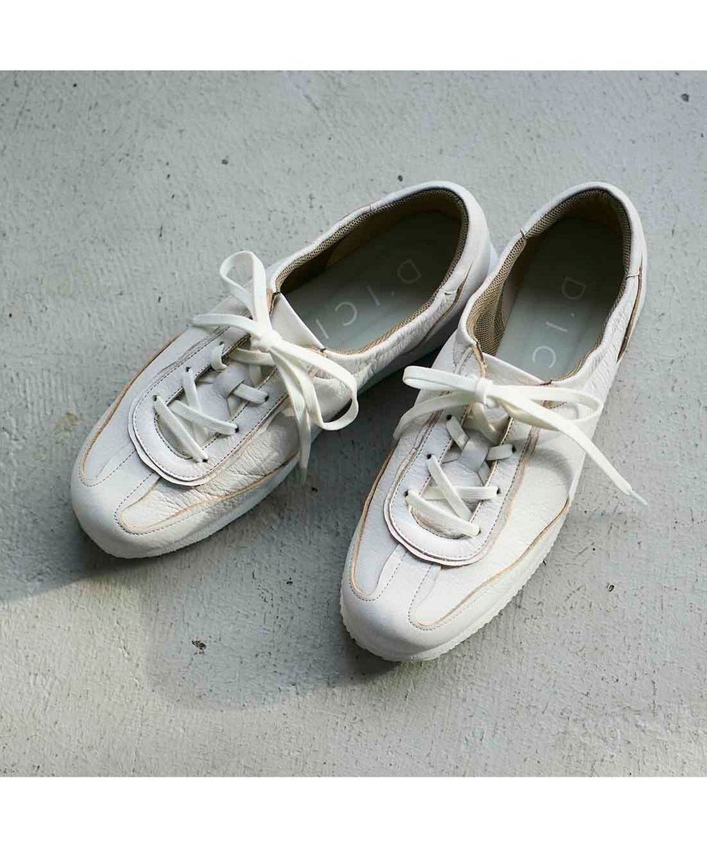 MODE ET JACOMO <D'ICI>ステッチアクセントローテクスニーカー 