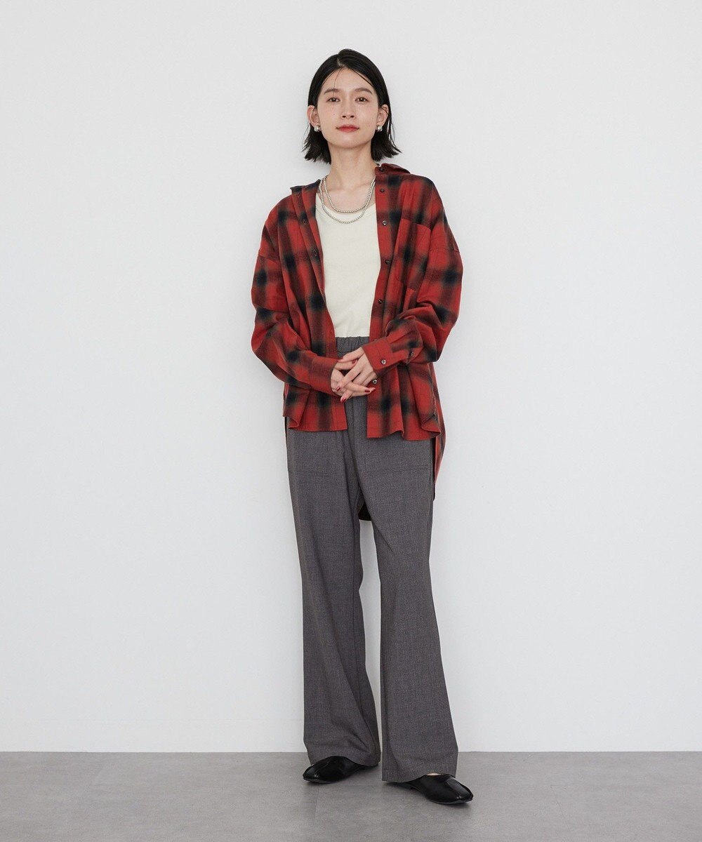 AMERICAN HOLIC バックタックチェックビエラシャツ 