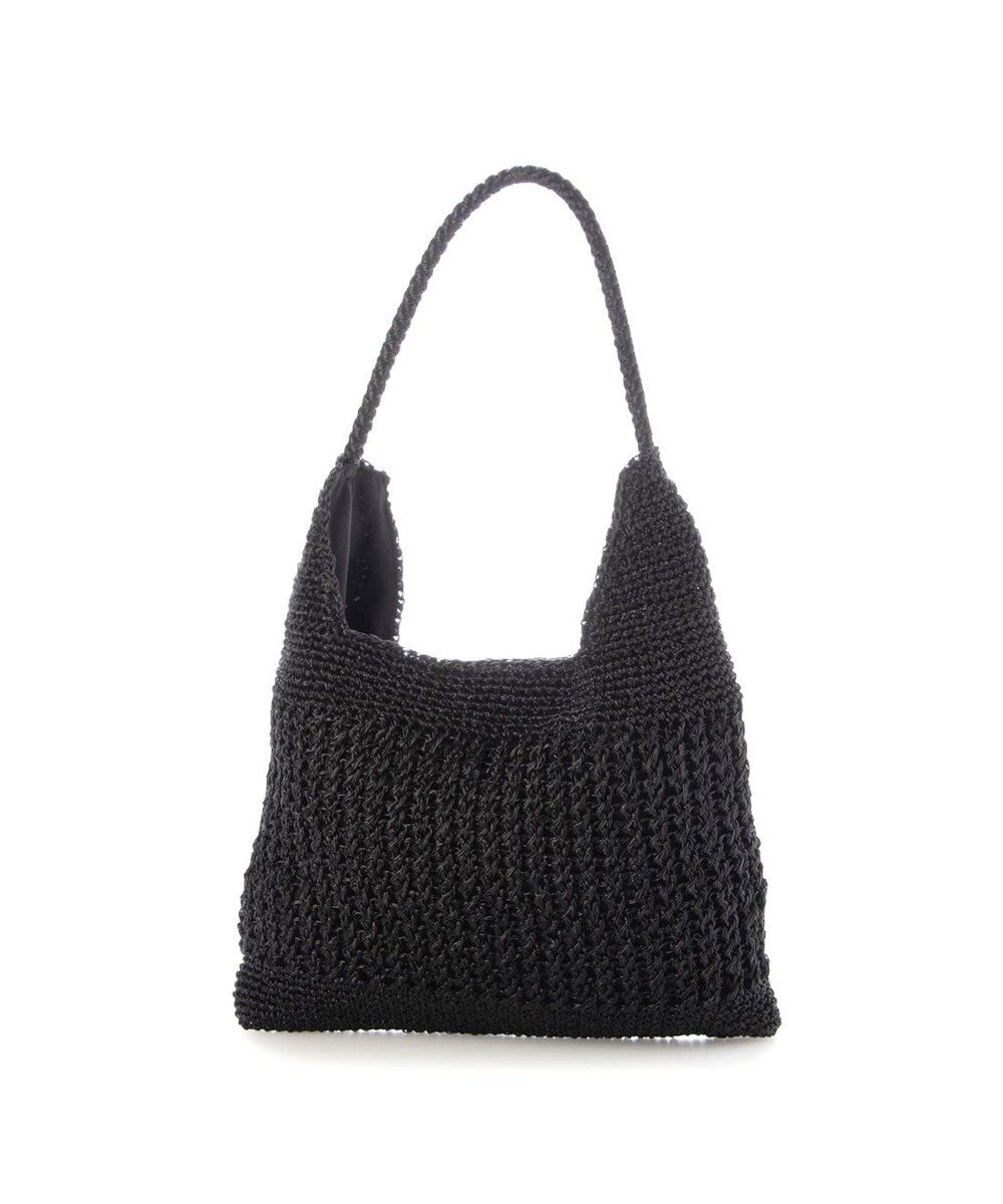 UNBILLION カシュカシュ cachecache / メタリックコード柄編みワンハンドルトート 