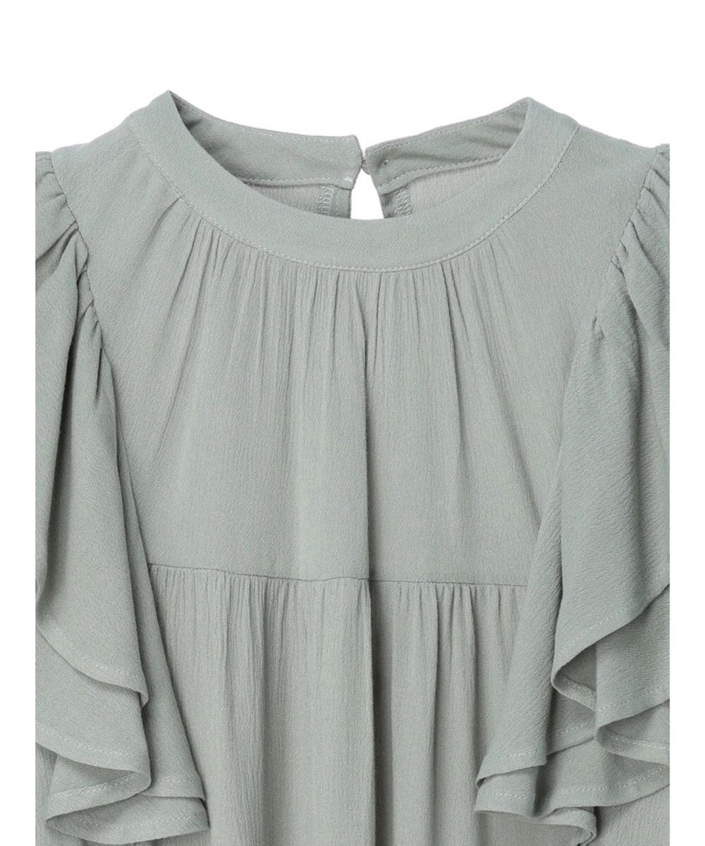 Green Parks ・Ｐｅｔｉｔ　Ｆｌｅｕｒ　ラッフルショルダーブラウス 