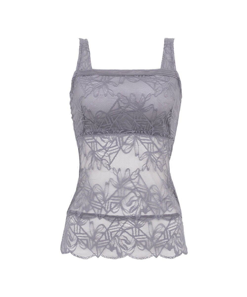 BRADELIS New York 【BRADELIS New York】レーシィブラキャミ25S1 ノンワイヤー 補正 ブラトップ カップ付き 