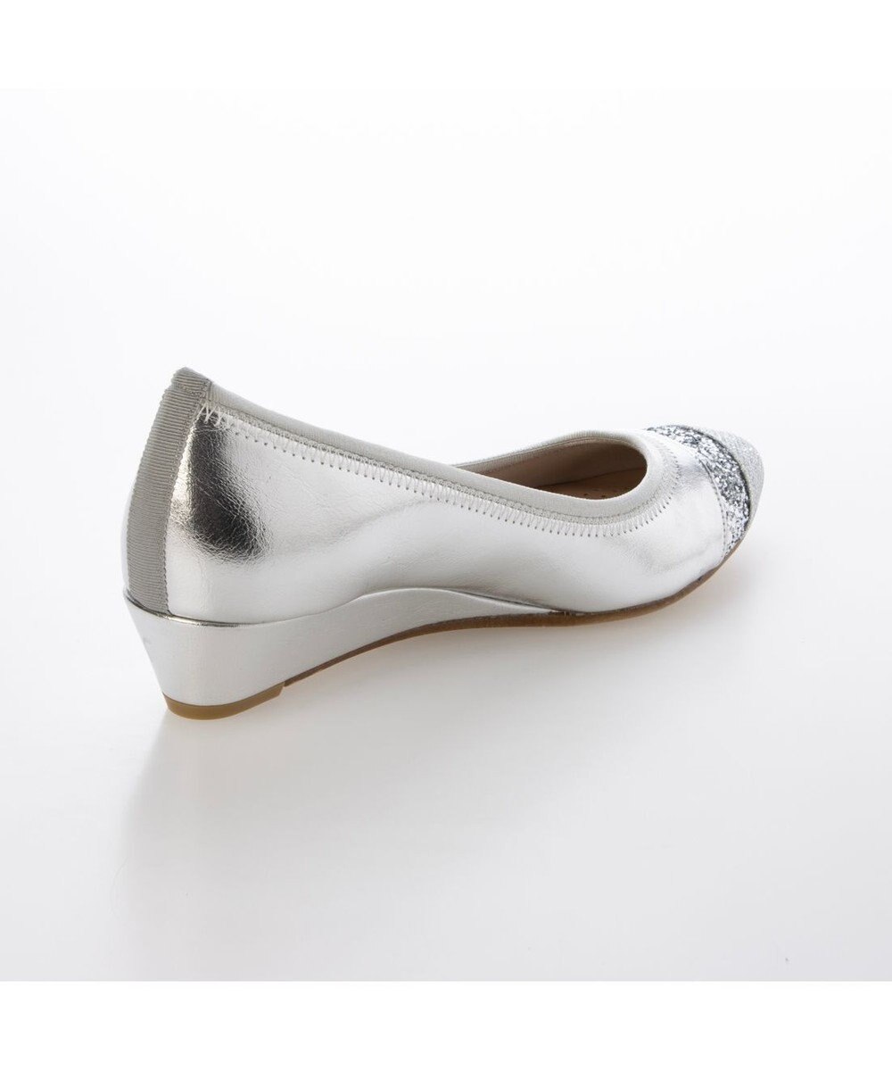 MODE ET JACOMO <carino>ポインテッドトゥウエッジヒールパンプス 