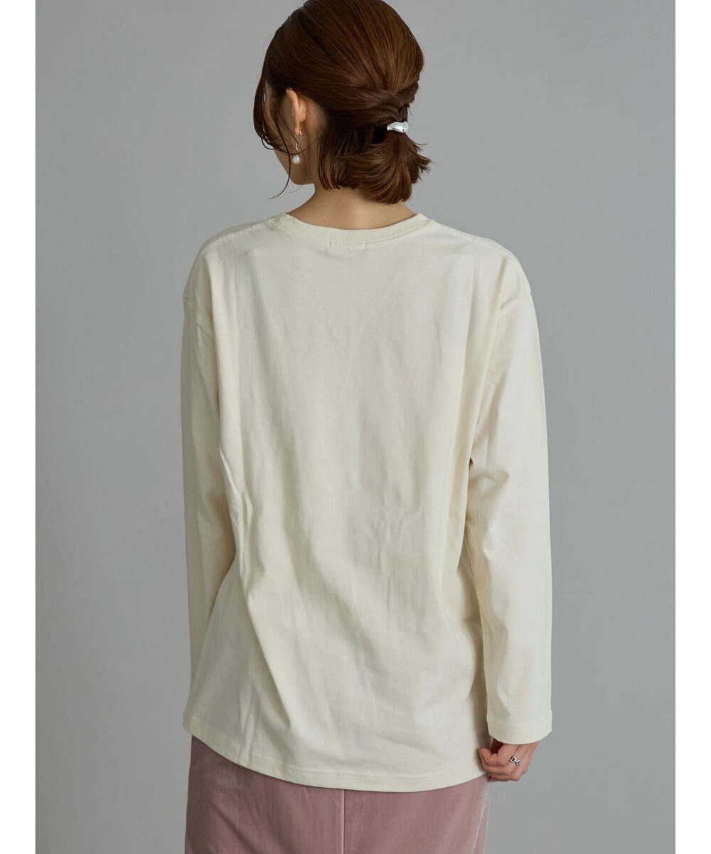 Te chichi 【Disney】ミッキー/フロッキープリントロンT 