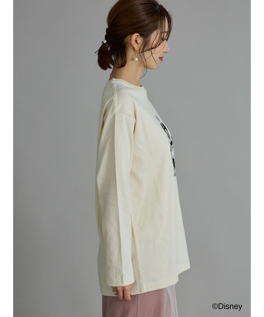 Te chichi 【Disney】ミッキー/フロッキープリントロンT 