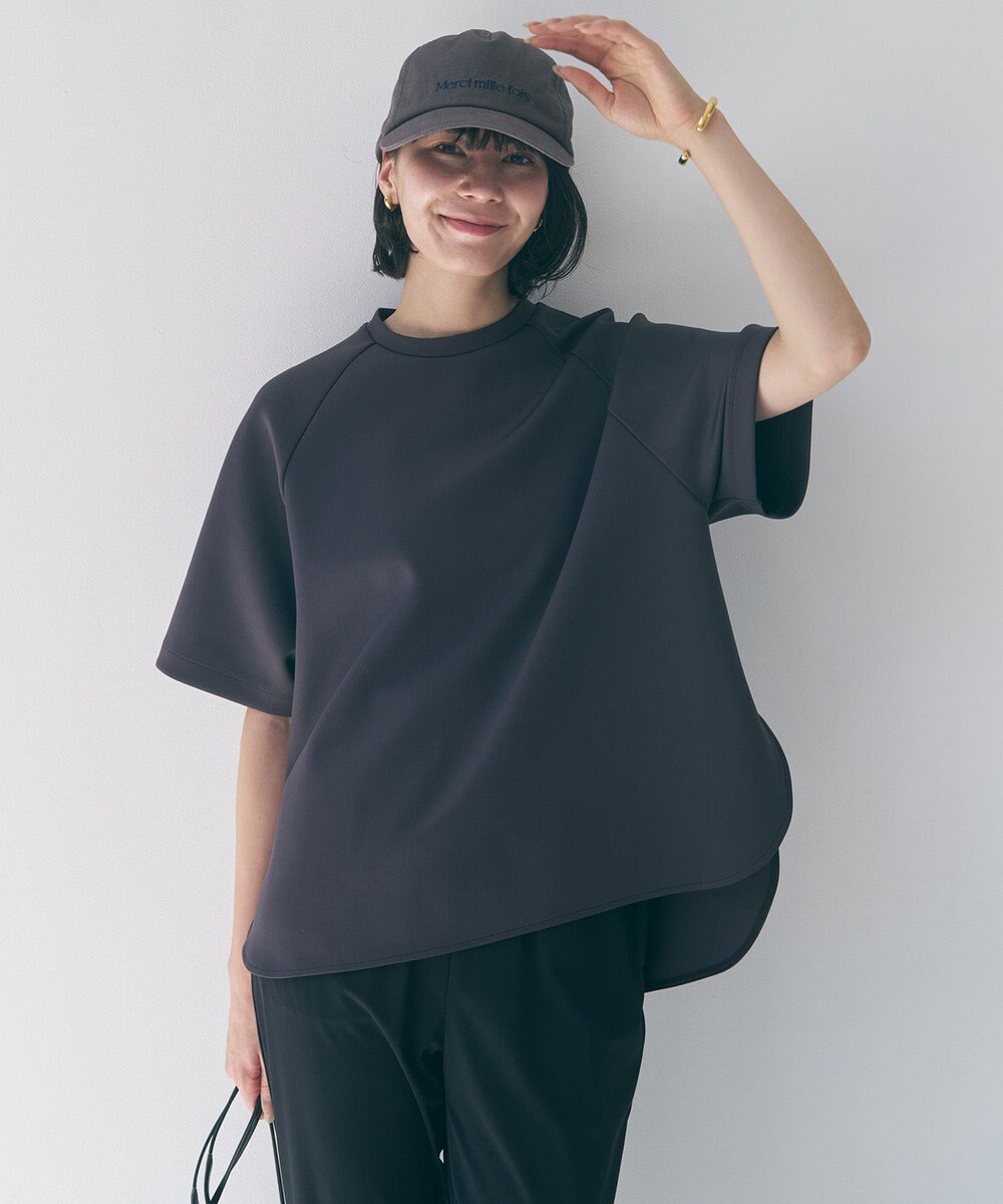 UNFILO L BEAUTY FORM JERSEY light バックZIP プルオーバー 