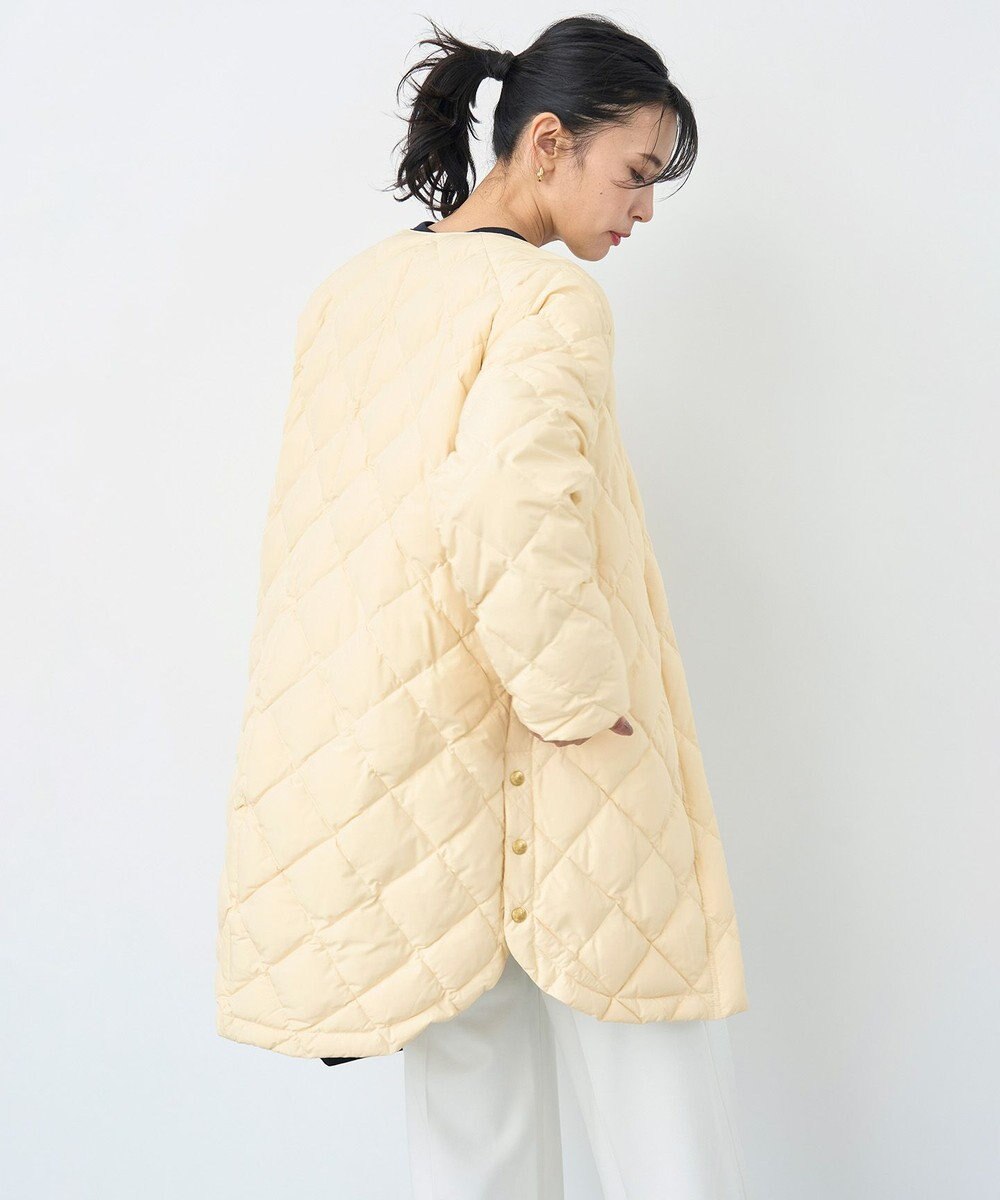 UNFILO 【自宅で洗濯OK / 軽量で暖かい】TAIONコラボ 2WAY キルティングダウン 