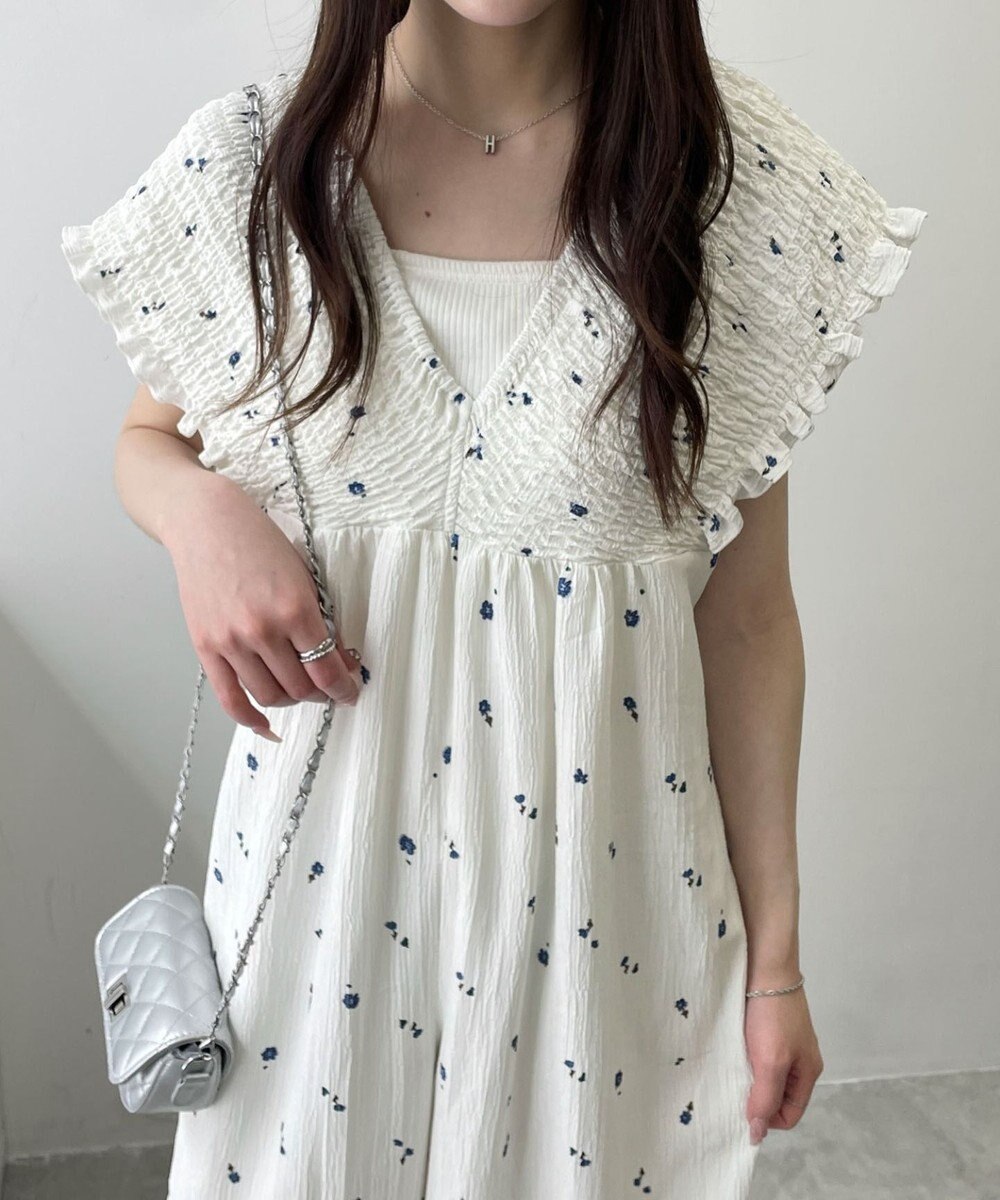 WEGO シャーリングサロペット 