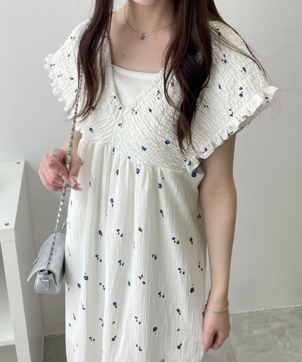 WEGO シャーリングサロペット 