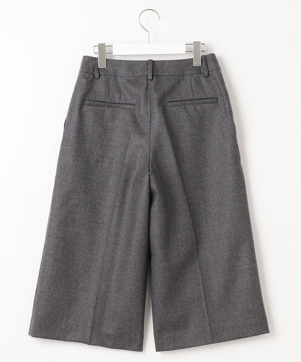 J.PRESS LADIES 【洗える】フラノハンドウォッシュ キュロット パンツ 