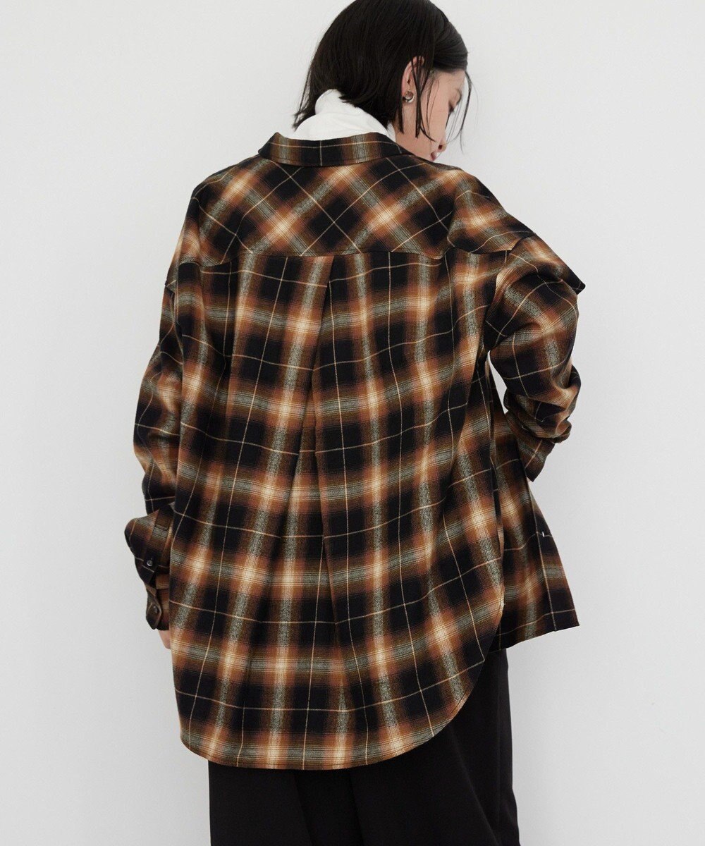 AMERICAN HOLIC バックタックチェックビエラシャツ 