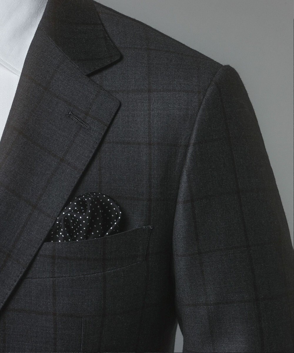 GOTAIRIKU 首にも巻ける【2WAY/日本製】シルク100% ポケットチーフ（ドット柄） 