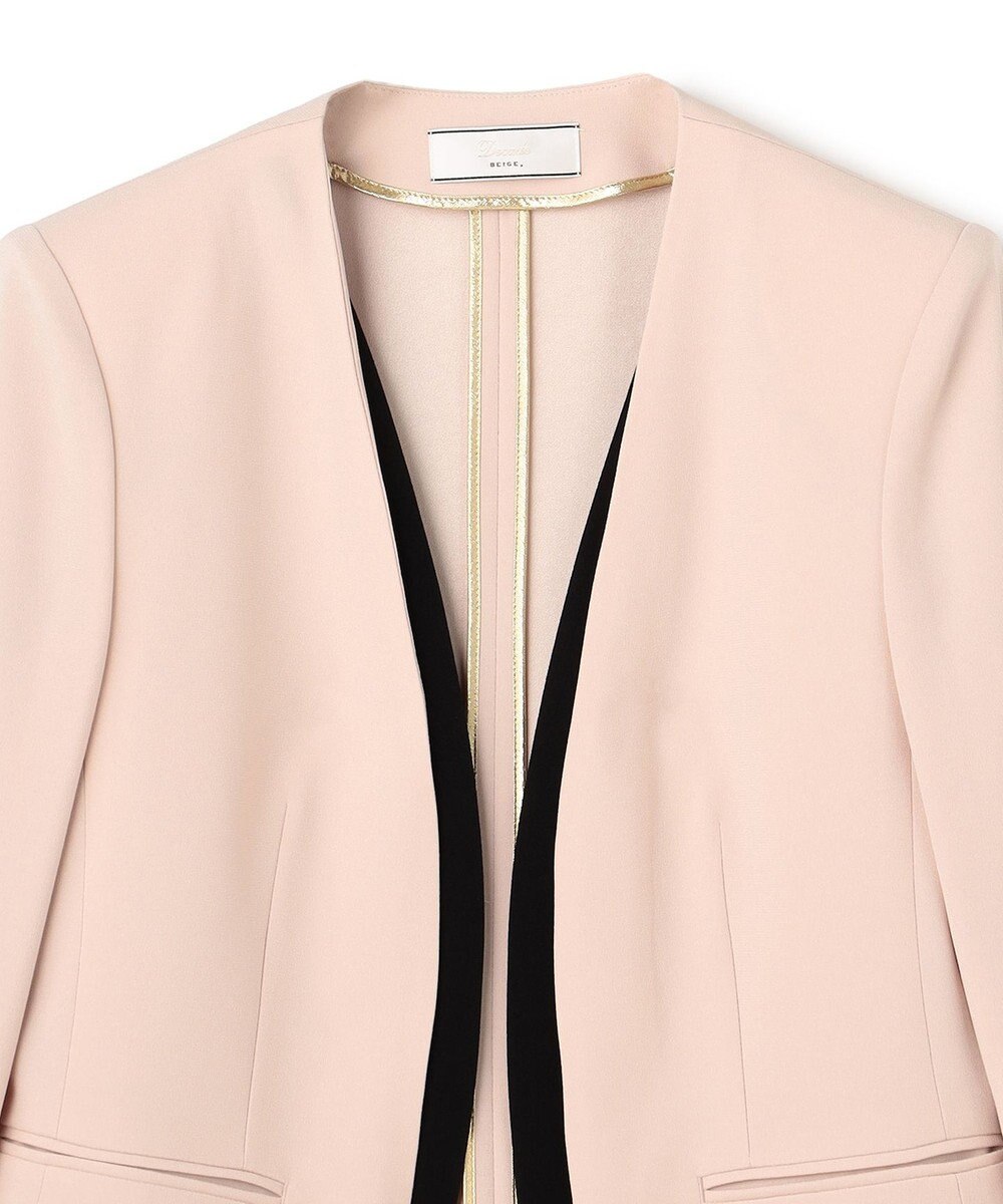 BEIGE， 【セットアップ対応】CINDY / ダブルカラージャケット 