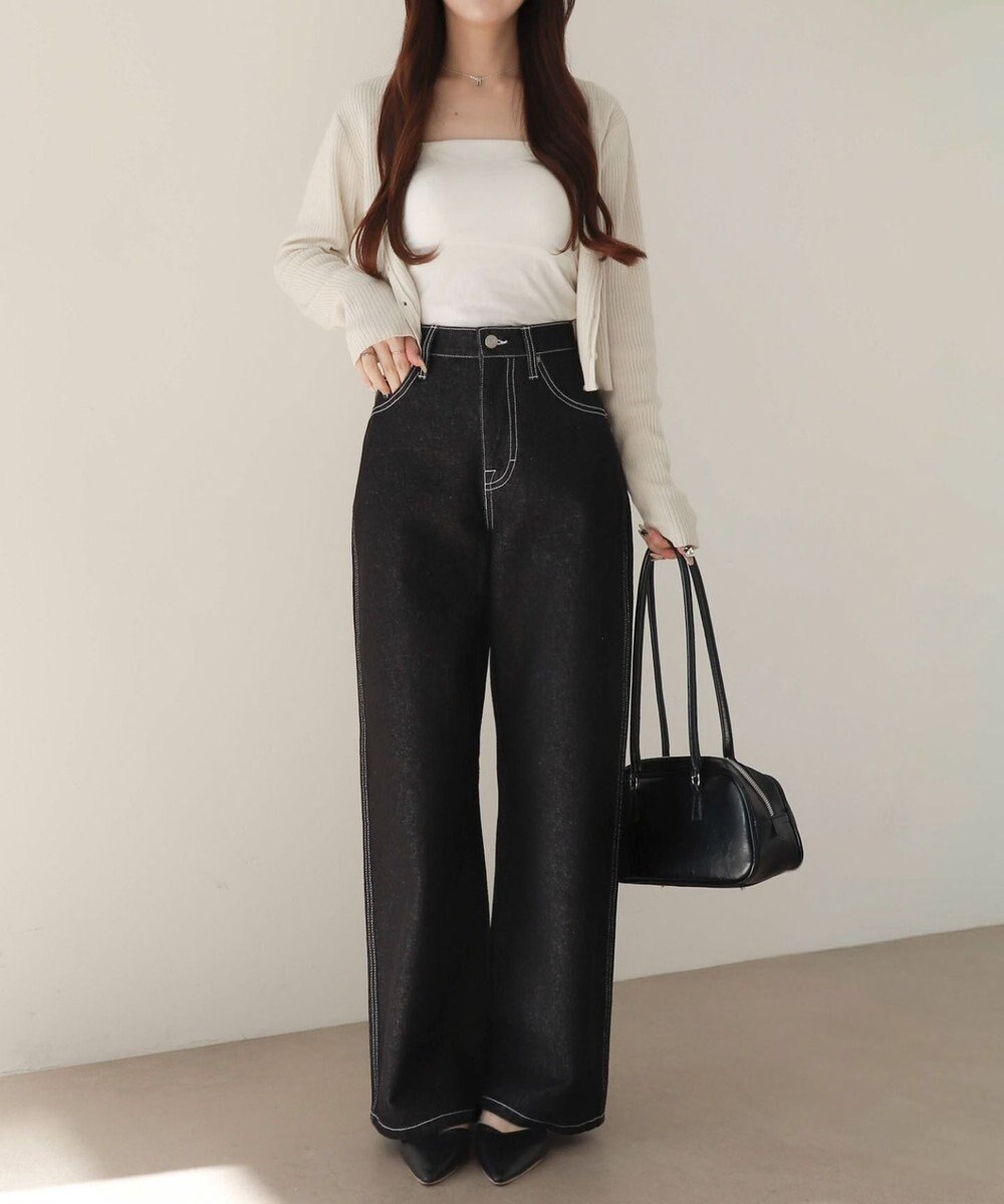 WEGO 【XS～Lサイズ展開/美脚】ストレートデニムパンツ 