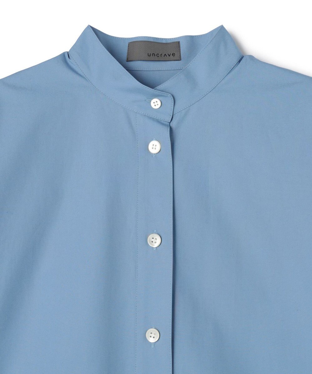 uncrave コットンクロスプレーン シャツワンピース 