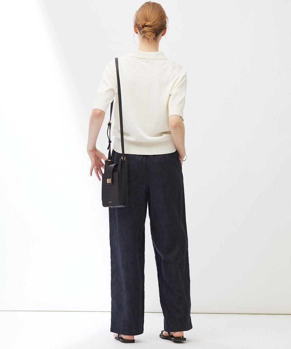 23区 【Indian Factory】フラワーエンブロイダリー ワイドパンツ 