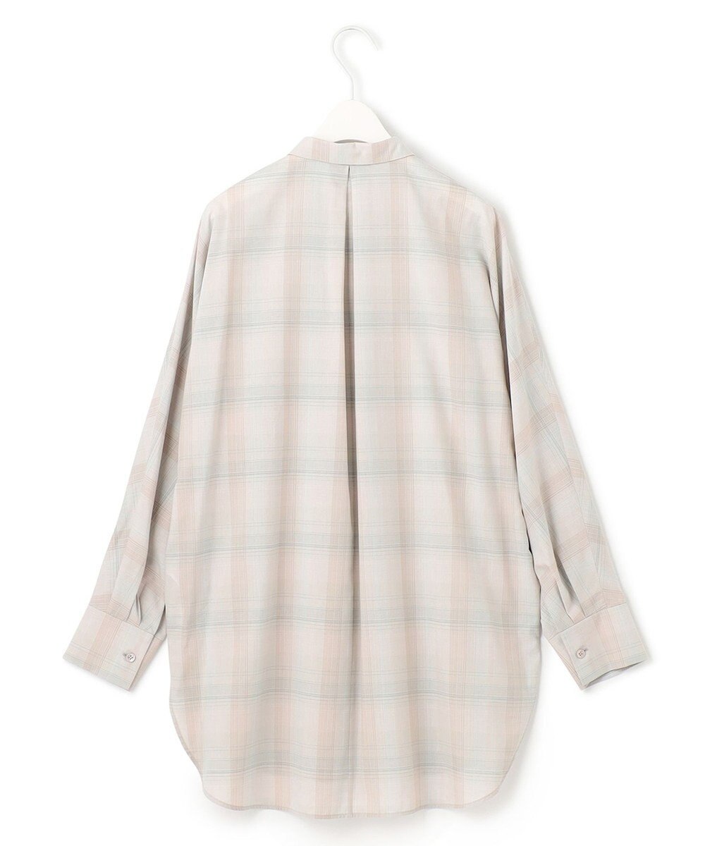 ICB 【洗える】シアーチェック シャツ 