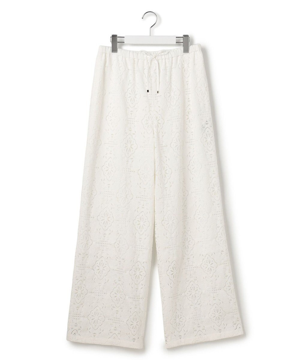 23区 【先行予約】ラッセルオーナメントレース ワイド パンツ 