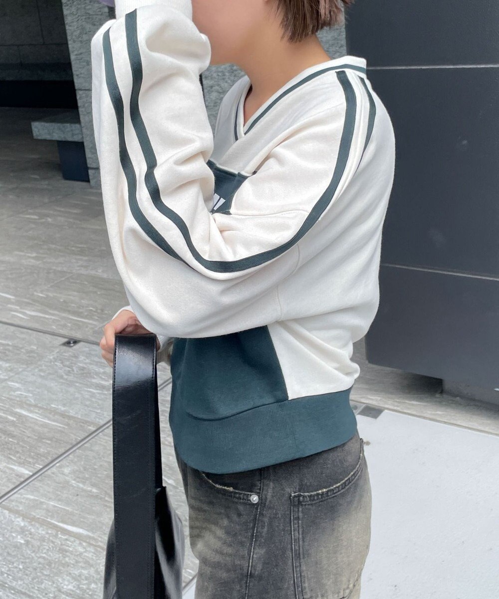 WEGO 切り替えショートスウェット 