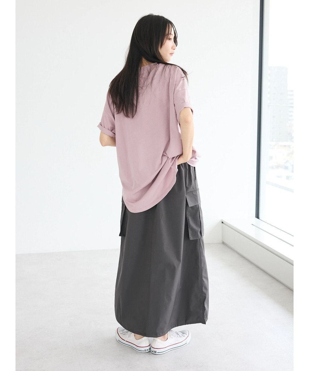 CRAFT STANDARD BOUTIQUE シルケット天竺　ロゴＰＴ裾ラウンドチュニックＳ／Ｓ 