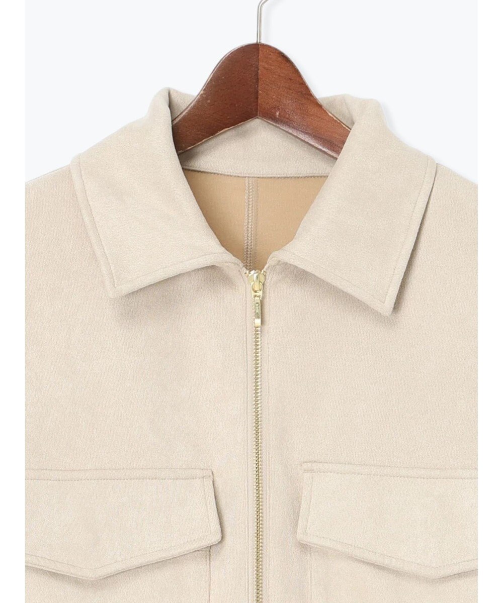 Te chichi スウェードジップブルゾン 