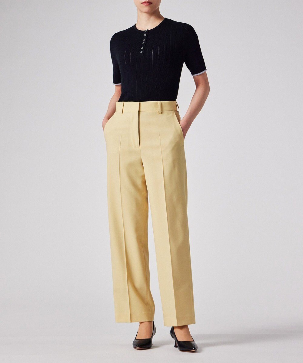 Paul Smith 【洗える】リブアイレット 半袖ニット 