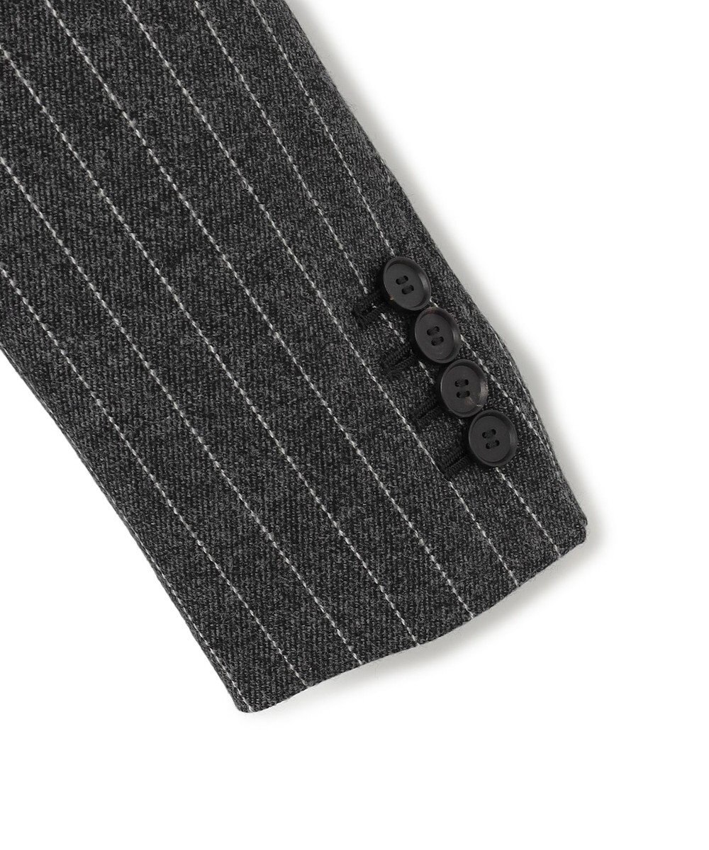 ICB シックツイードストライプ  テーラードジャケット 