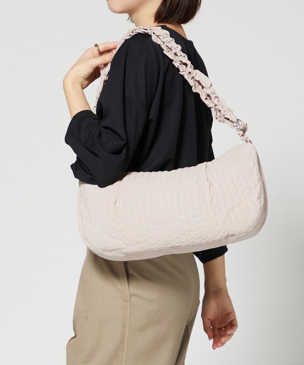 Y'SACCS 【Y’SACCS vous et】ギャザーショルダーヌビバッグ 