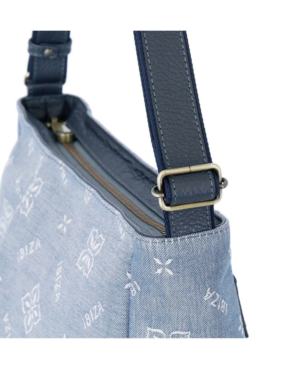 IBIZA アスール　ロゴデニム　ショルダーバッグ 