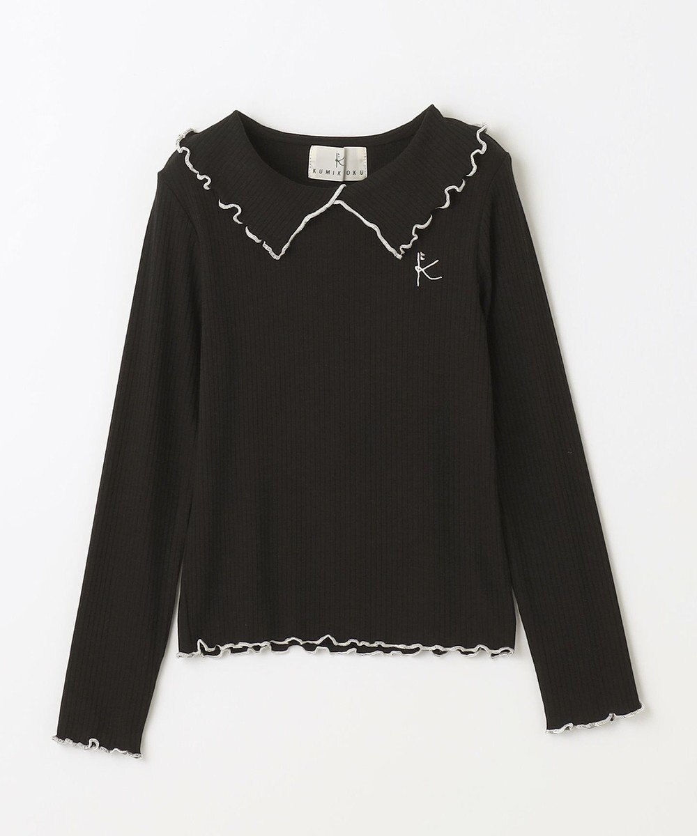 組曲 KIDS 【110-140cm】リブ襟 トップス 