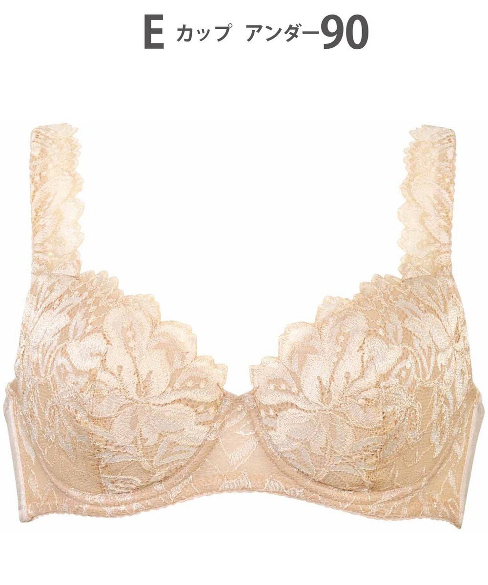 Wing ブラジャー Wing Lesiage 包みこむようなフィット感 安定感のあるつけごこち 肩にくいこみにくい ブラ PB3010 ウイング／ワコール 