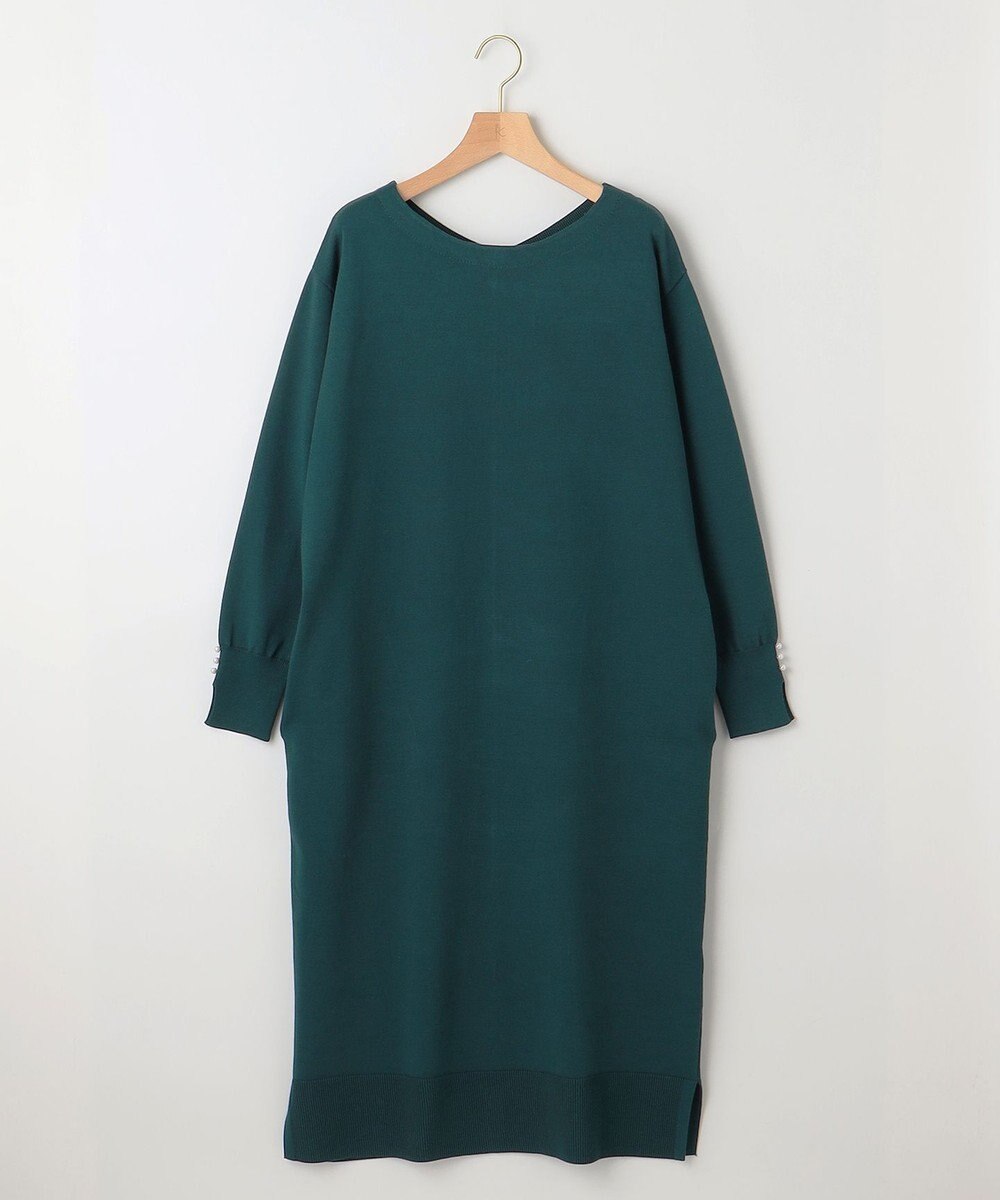 組曲 L 【WEB限定】コクーンシルエット ニットワンピース 