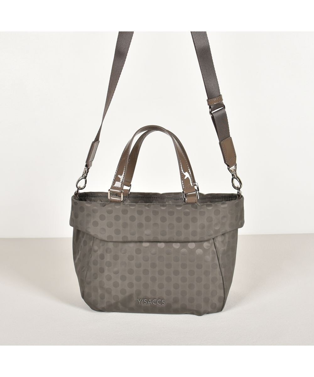 Y'SACCS PolkaDots口折れミニトート 